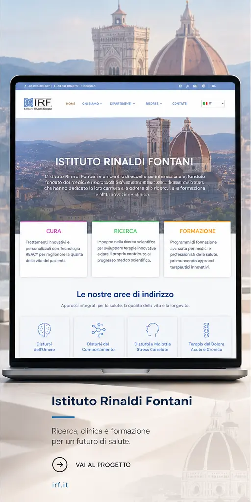 Istituto Rinaldi Fontani: ricerca, clinica e formazione per un futuro di salute. Vai al sito irf.it
